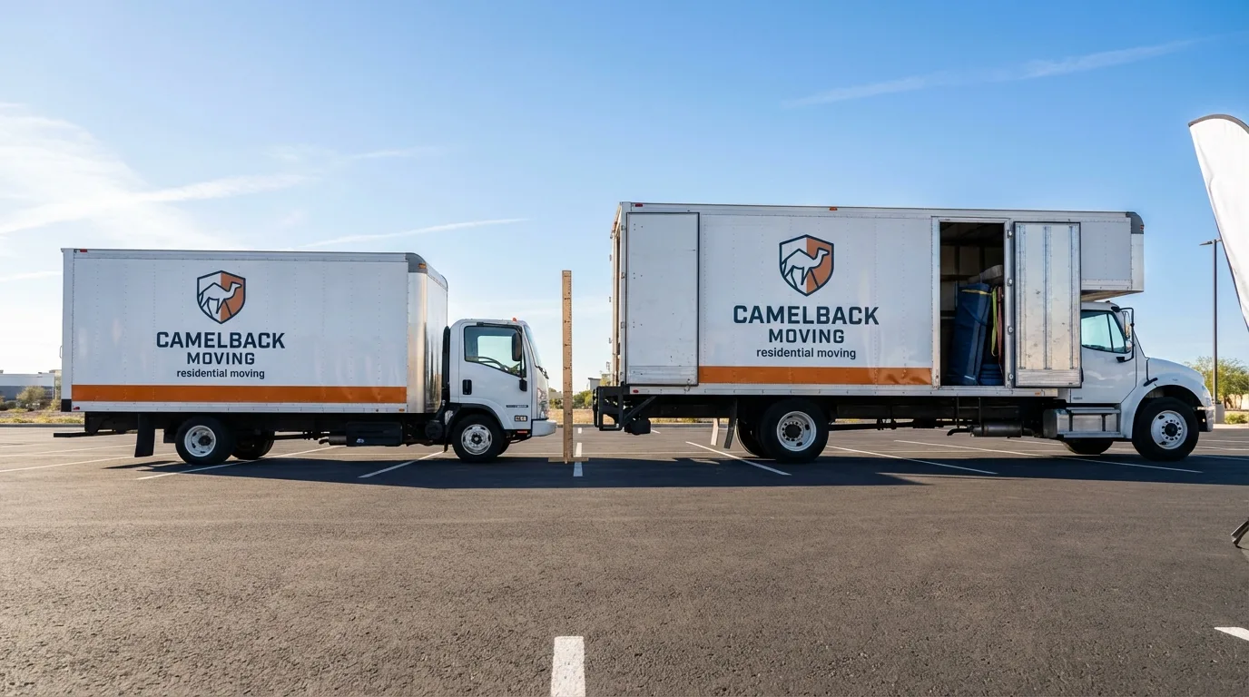 Moving truck size capacity guide in American Canyon